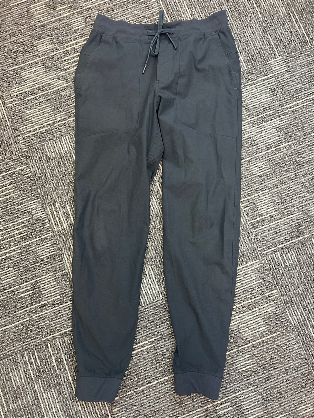 Men's Black Drawstring Jogger Pants